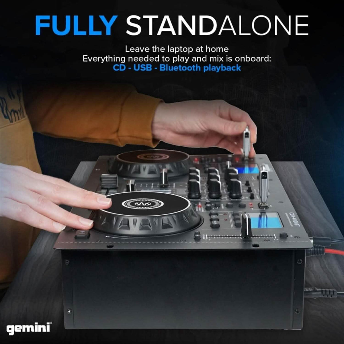 Gemini Sound CDM-4000BT DJ Mixer (Refurbished) - A-1 Thread Vault