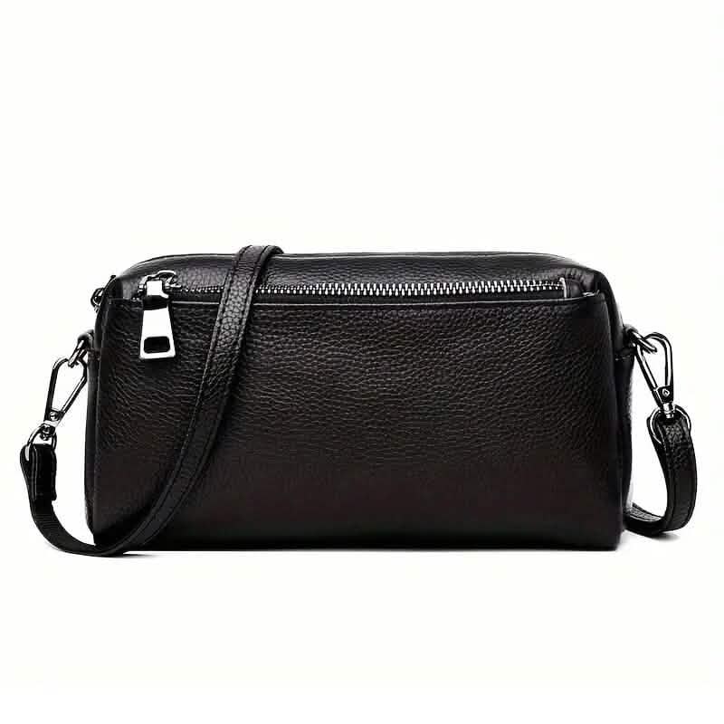 Genuine Leather Crossbody Bag Shoulder Small Square Bag - A-1 Thread Vault
