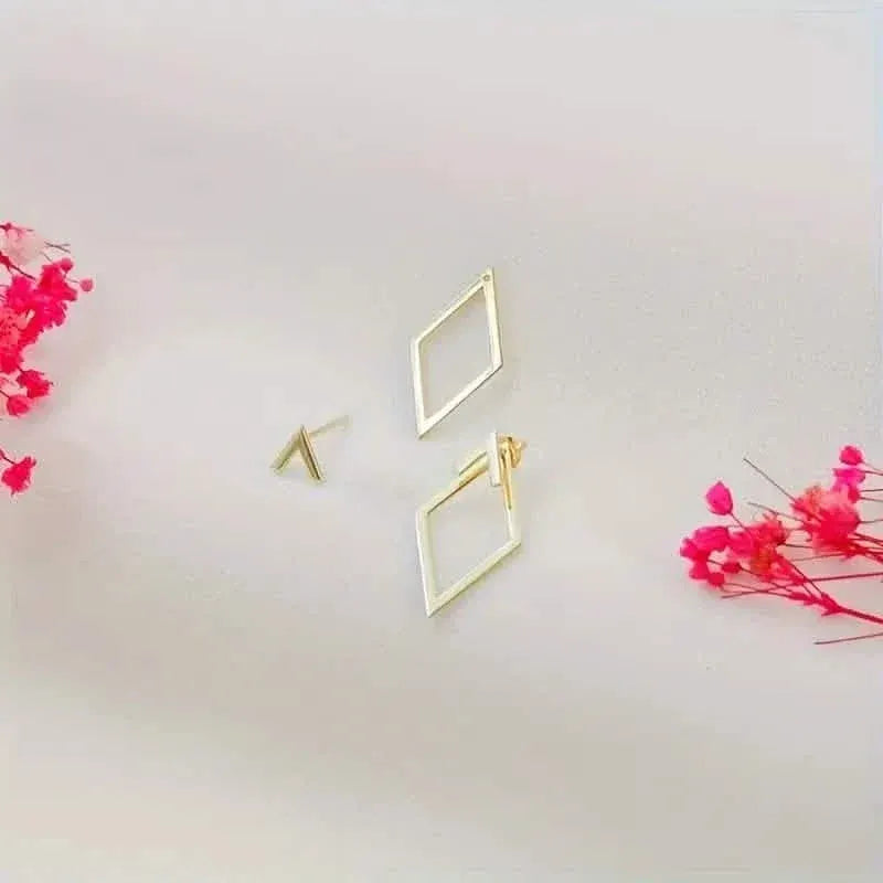 Geometric Stud Earrings - A-1 Thread Vault