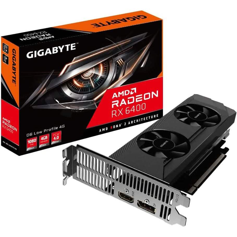 Gigabyte AMD Radeon RX 6400 Graphics Card 4GB 64-Bit (Refurbished) - A-1 Thread Vault