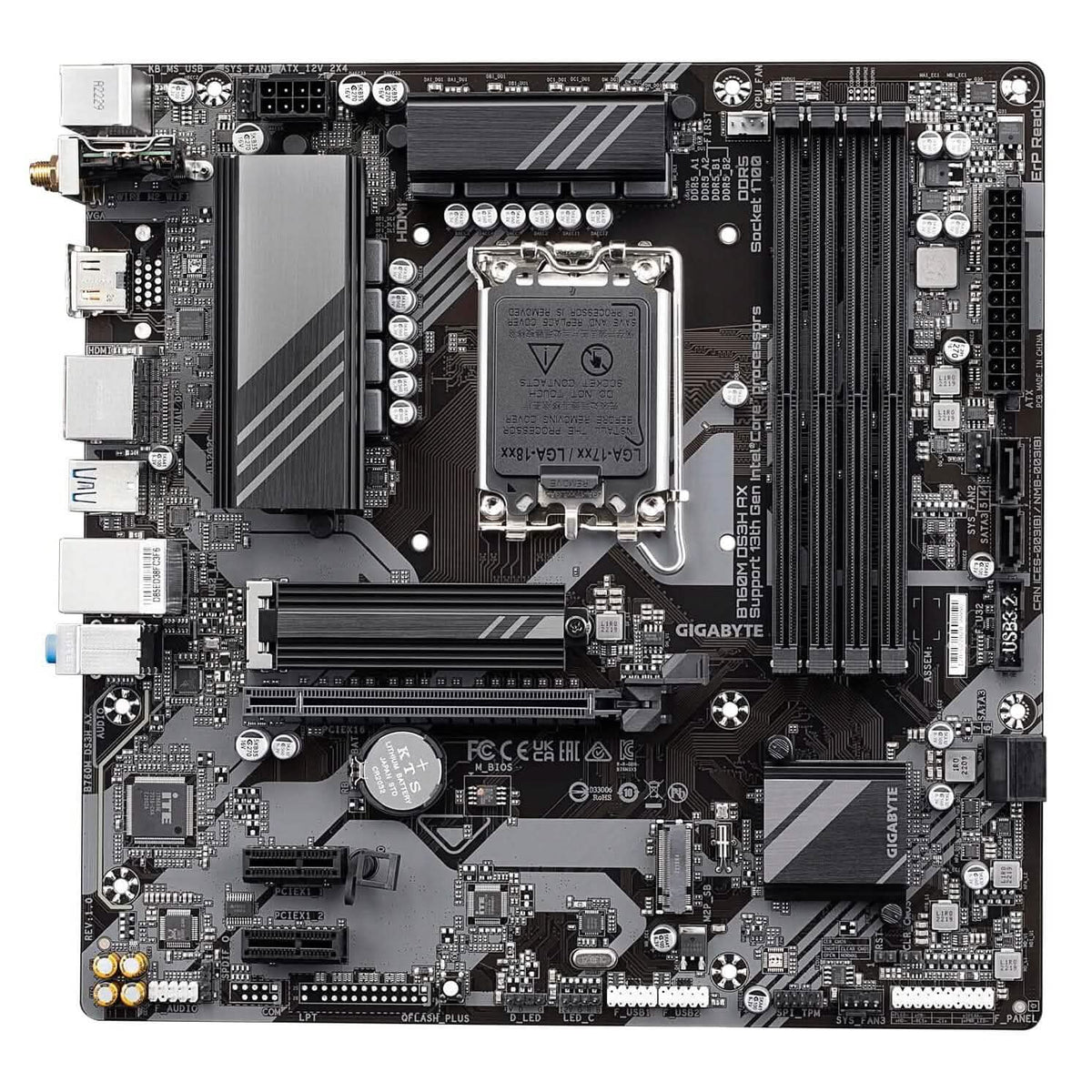 GIGABYTE B760M DS3H AX Motherboard (Refurbished) - A-1 Thread Vault