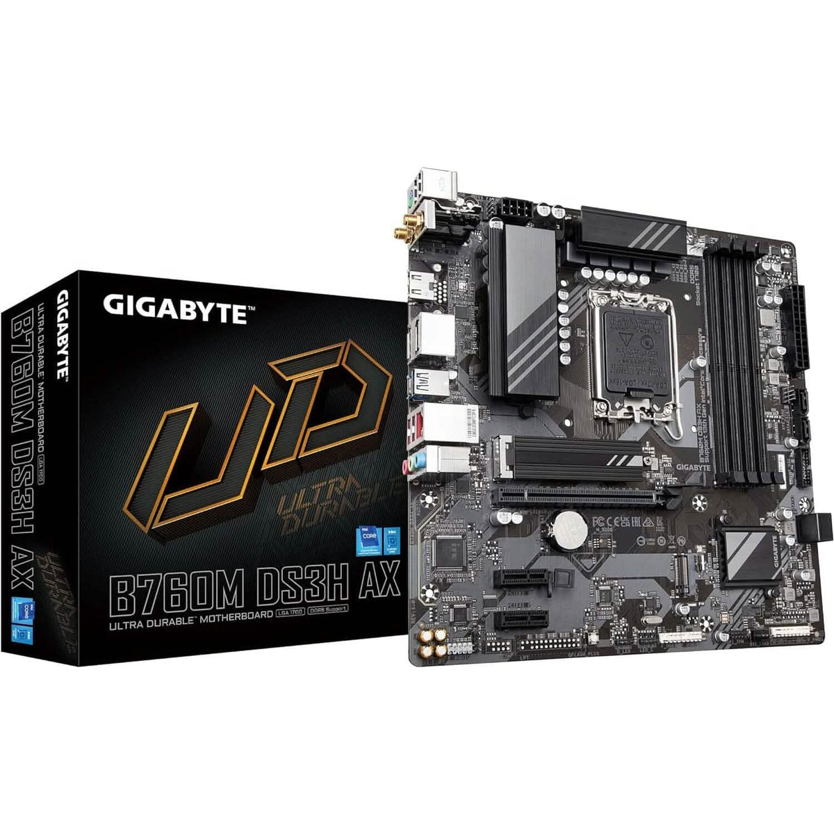 GIGABYTE B760M DS3H AX Motherboard (Refurbished) - A-1 Thread Vault