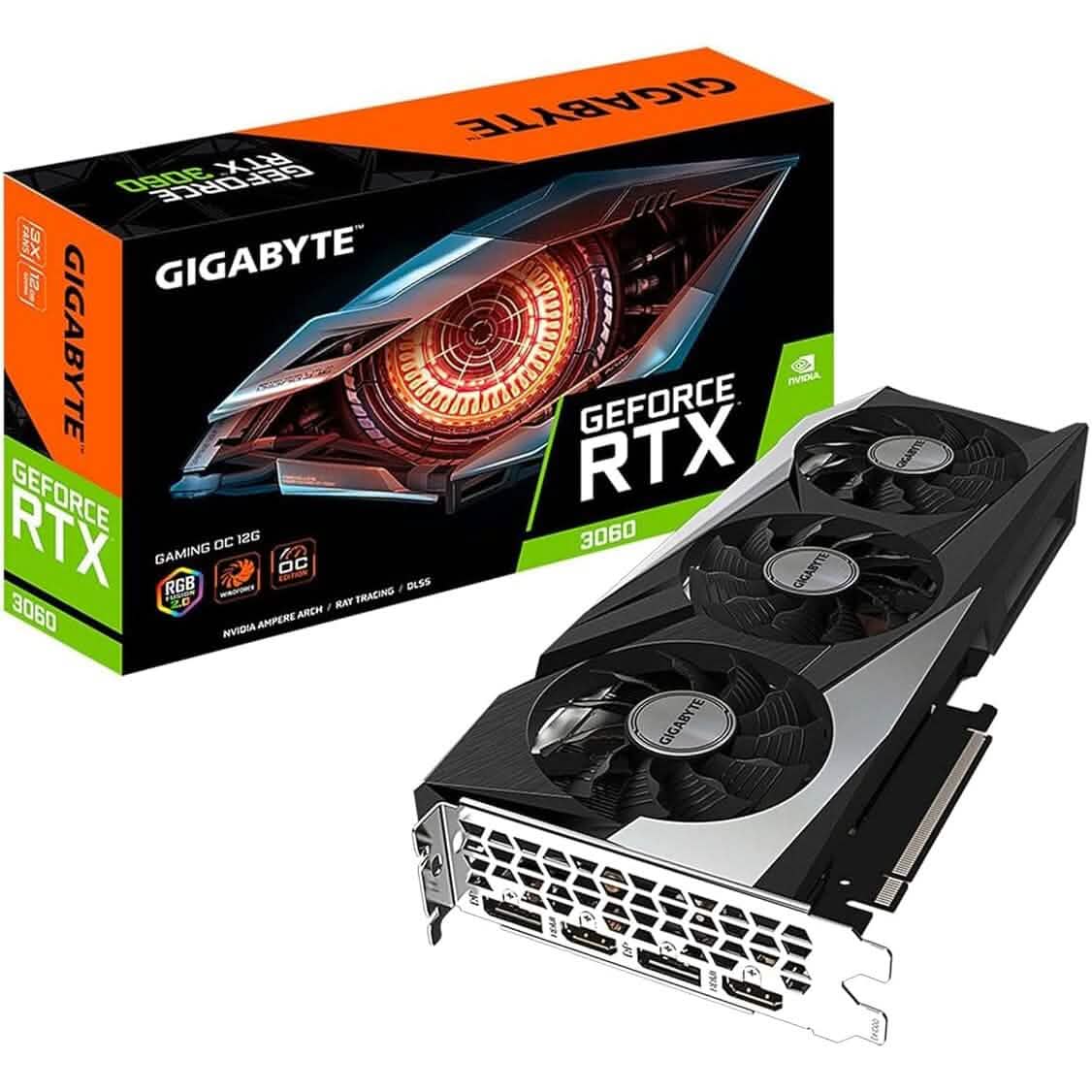 Gigabyte GeForce RTX 3060 Gaming OC 12G (REV2.0) Graphics Card (Refurbished) - A-1 Thread Vault