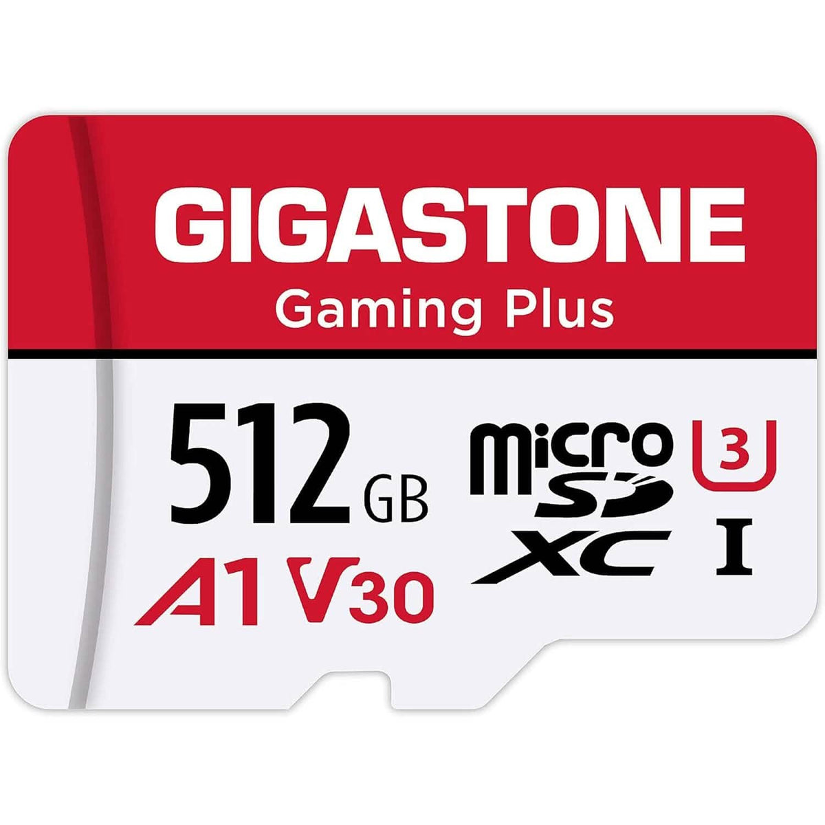Gigastone 512GB MicroSDXC Memory Card with Adapter (Refurbished) - A-1 Thread Vault