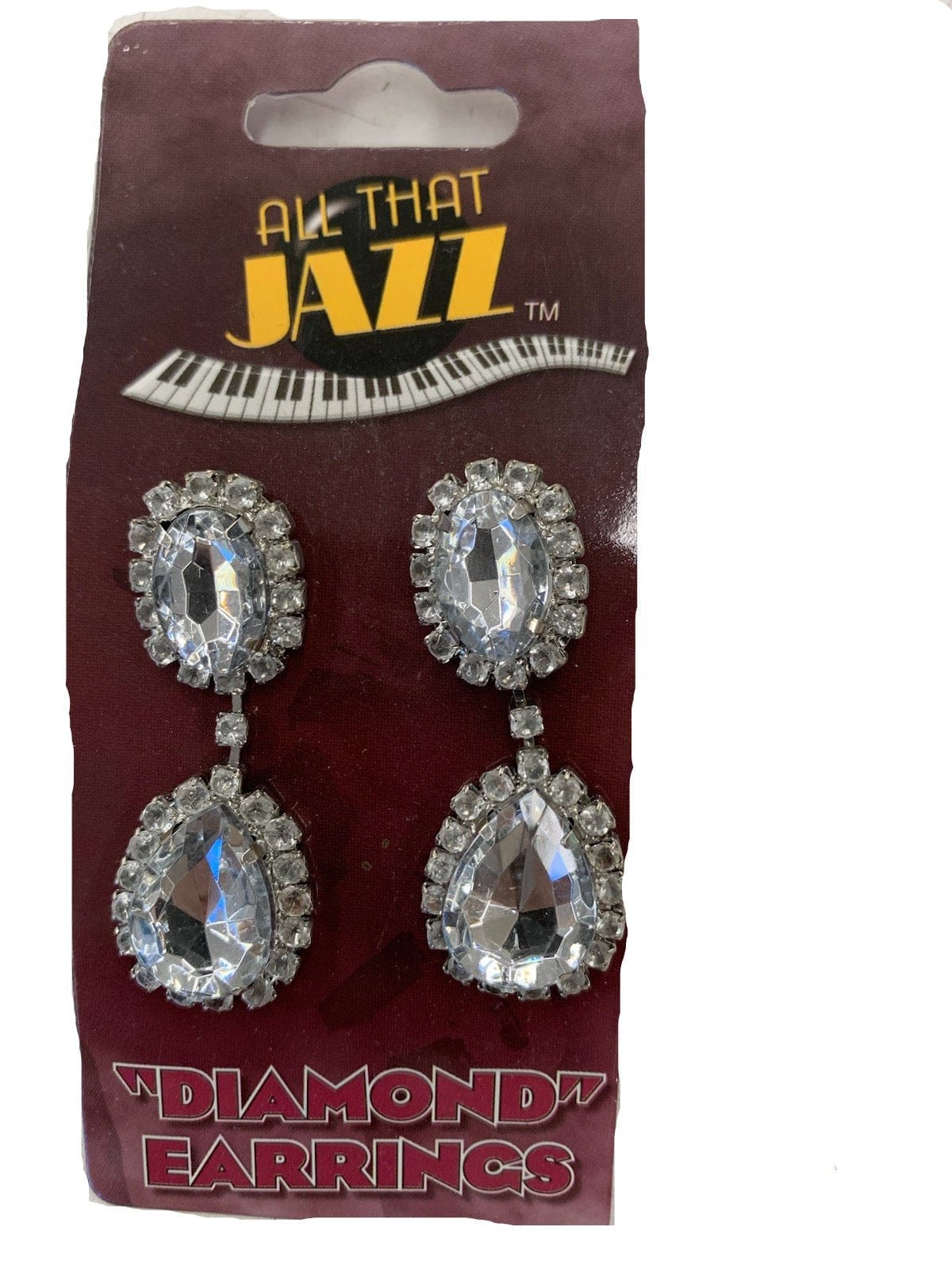 Glass Diamond Earrings - A-1 Thread Vault