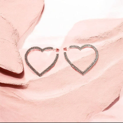 Glitzy Hearts Earrings - A-1 Thread Vault