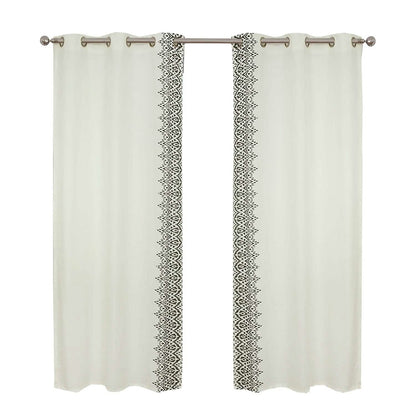 2-Piece Set: Global Capetown Printed Window Panel Pair - A-1 Thread Vault