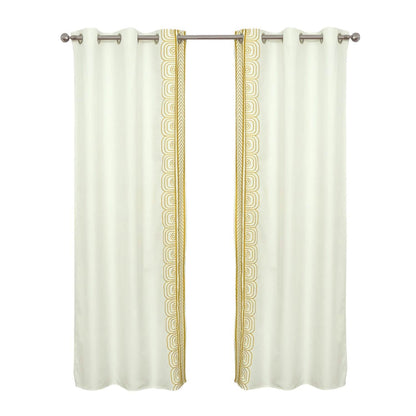 Global Embroidered Window Panel Pair - A-1 Thread Vault