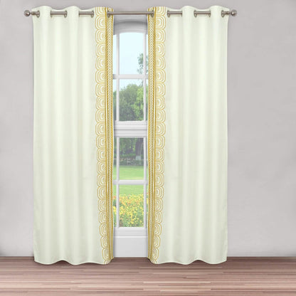 Global Embroidered Window Panel Pair - A-1 Thread Vault
