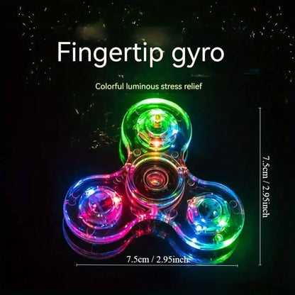 Glow-in-the-Dark LED Fidget Spinner - A-1 Thread Vault