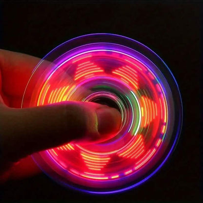Glow-in-the-Dark LED Fidget Spinner - A-1 Thread Vault