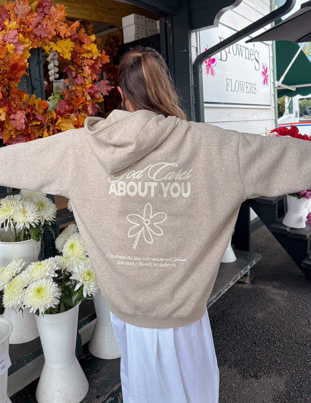God Cares About You Unisex Hoodie - A-1 Thread Vault