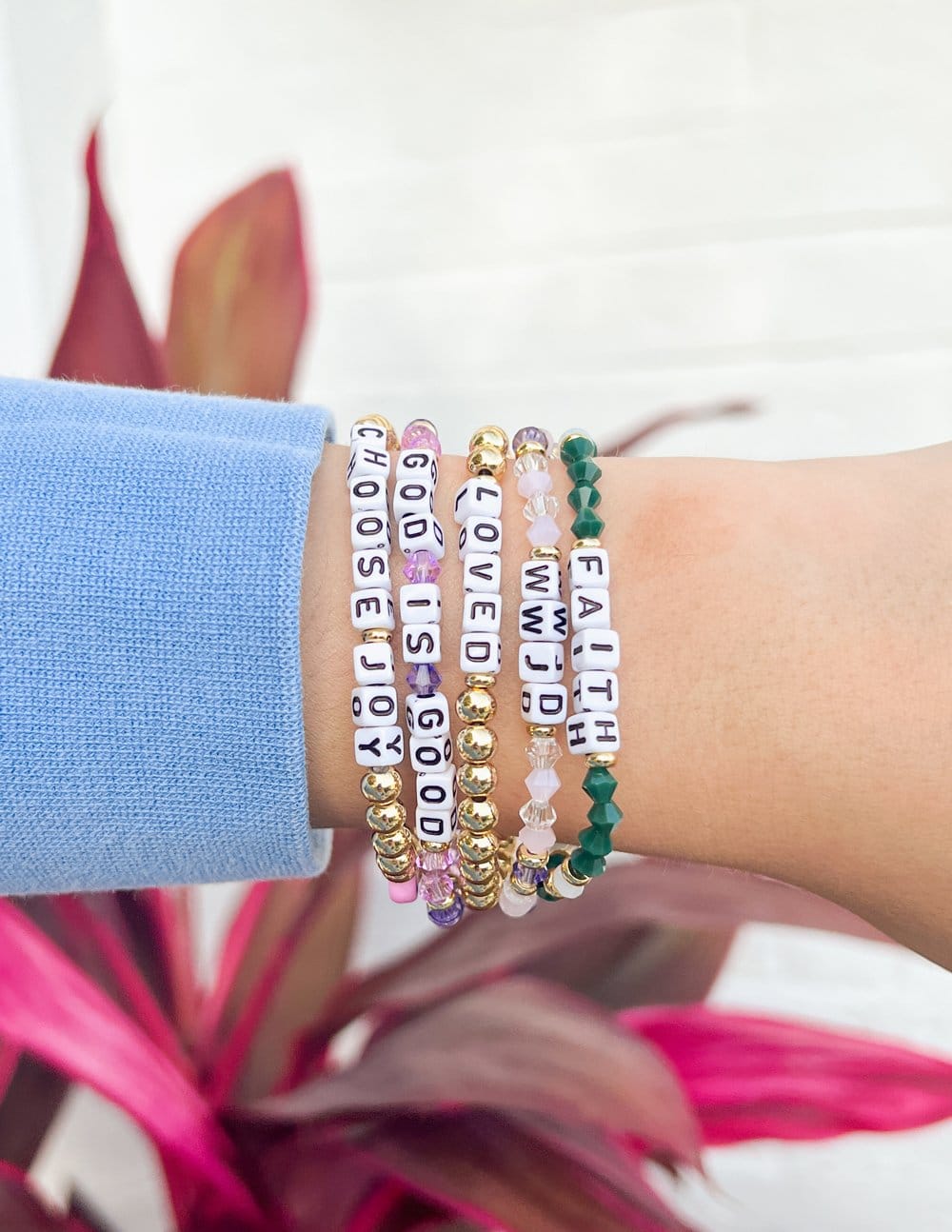 God is Good Letter Bracelet - A-1 Thread Vault