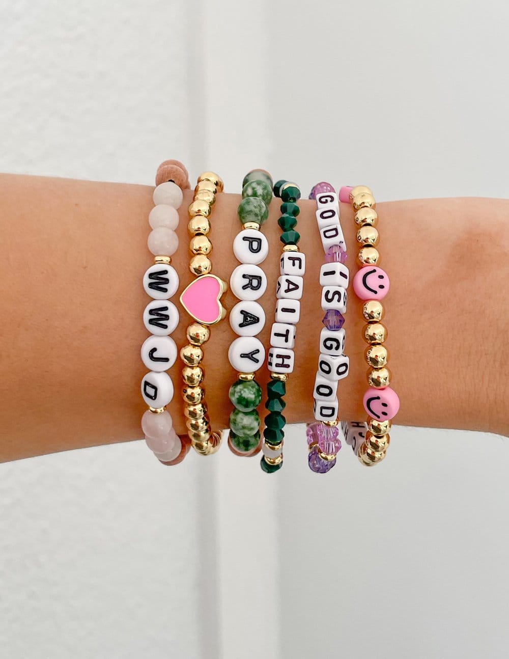 God is Good Letter Bracelet - A-1 Thread Vault