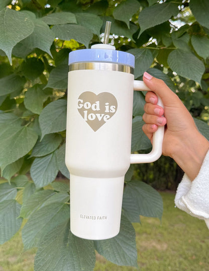 God is Love 40 oz Tumbler - A-1 Thread Vault