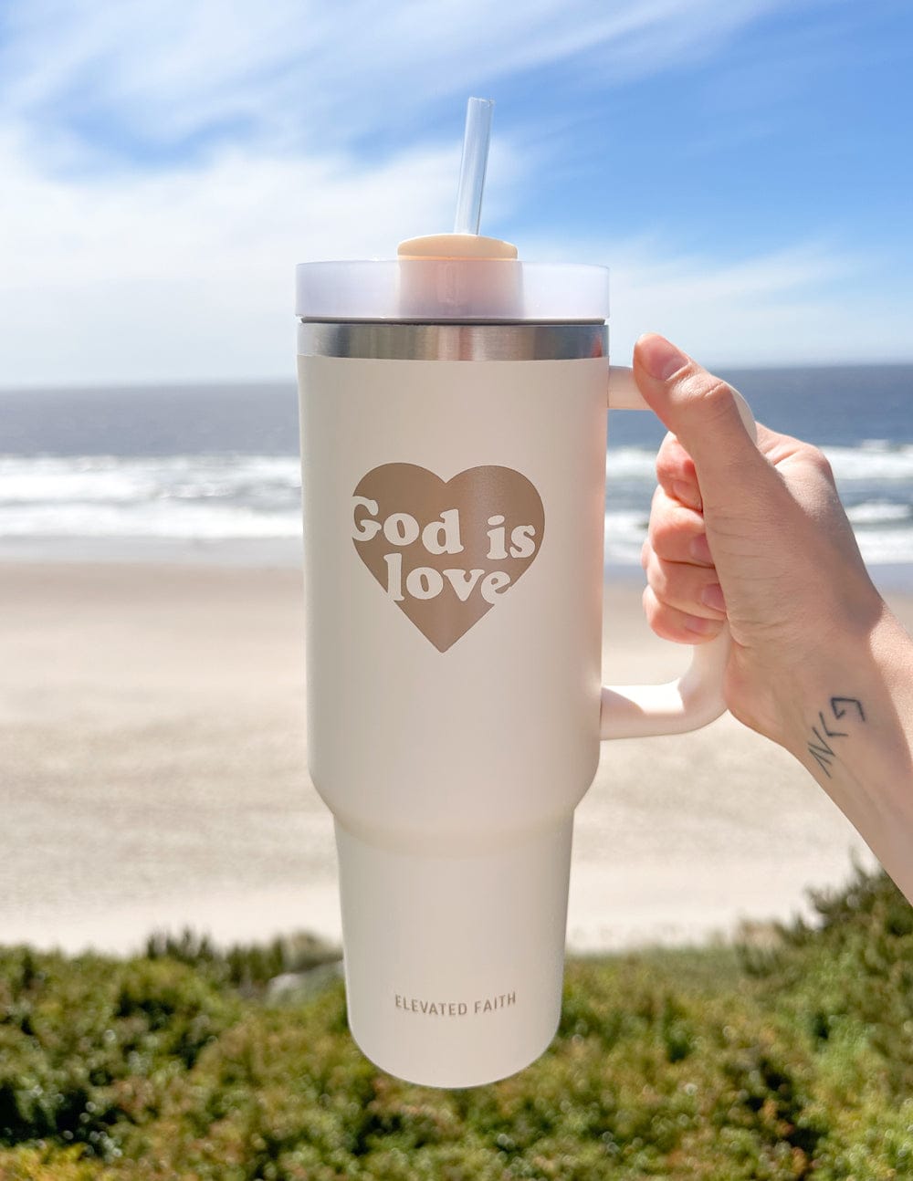 God is Love 40 oz Tumbler - A-1 Thread Vault