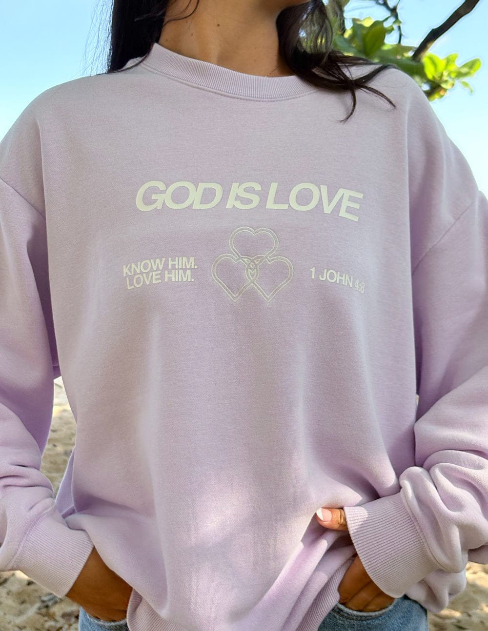 God Is Love Unisex Crewneck - A-1 Thread Vault