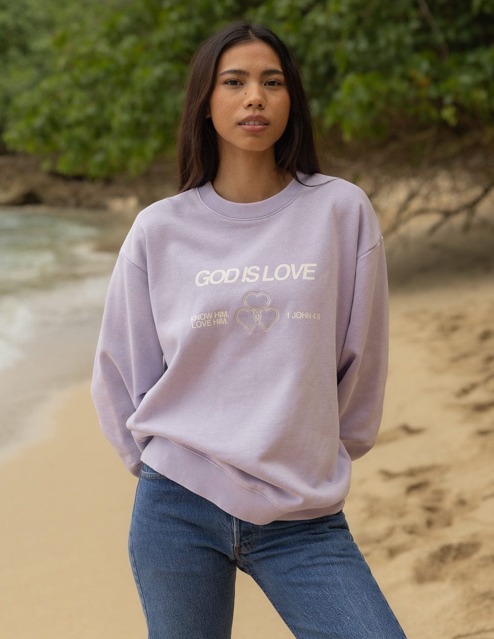 God Is Love Unisex Crewneck - A-1 Thread Vault