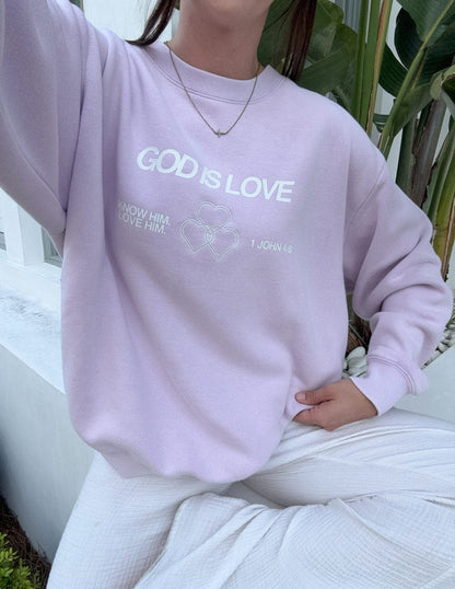 God Is Love Unisex Crewneck - A-1 Thread Vault