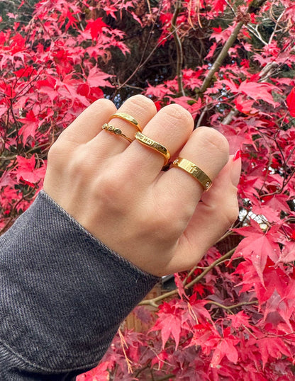God Letter Ring - A-1 Thread Vault