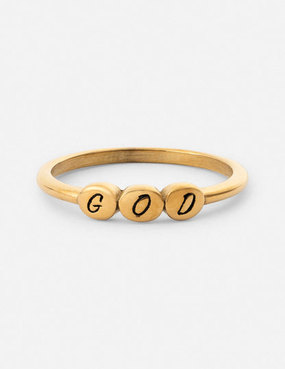 God Letter Ring - A-1 Thread Vault