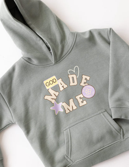 God Made Me Kids Hoodie - A-1 Thread Vault