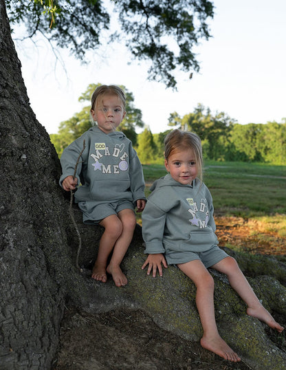 God Made Me Kids Hoodie - A-1 Thread Vault
