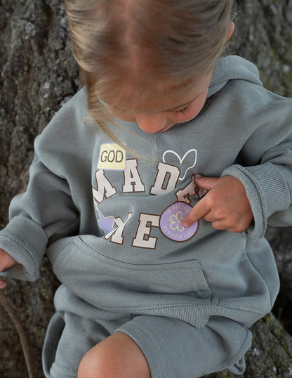 God Made Me Kids Hoodie - A-1 Thread Vault