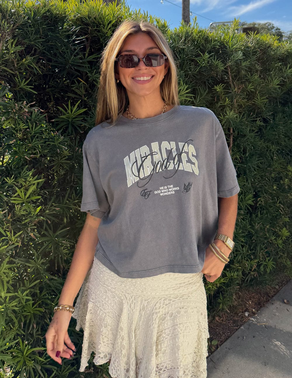 God of Miracles Cropped Women's Tee - A-1 Thread Vault