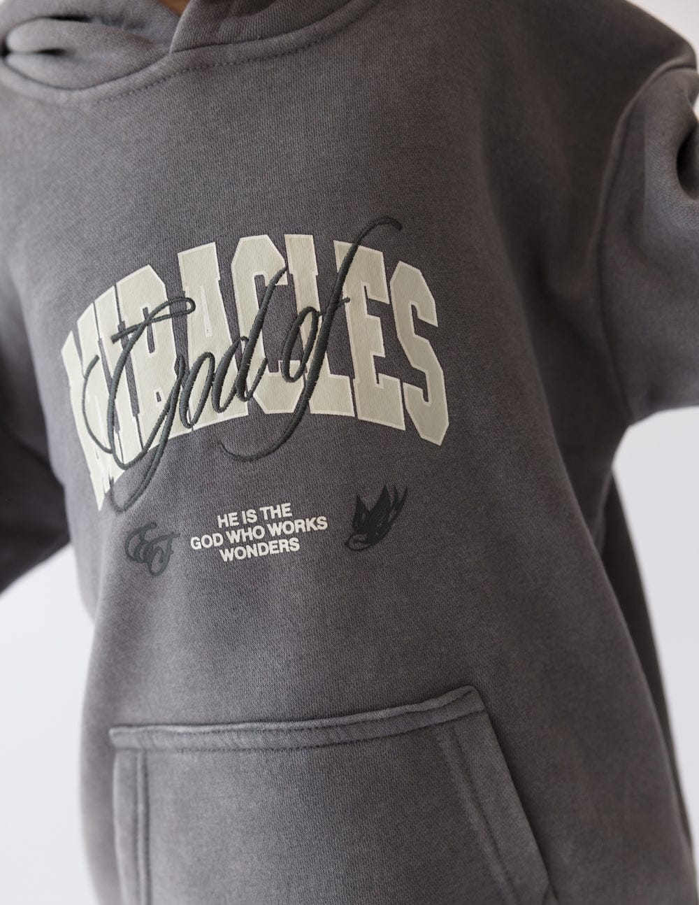 God of Miracles Kids Hoodie - A-1 Thread Vault