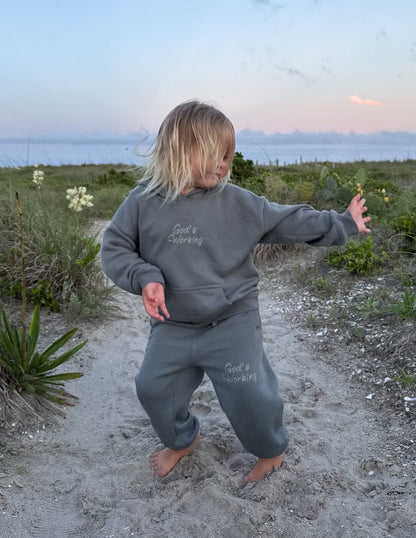 God's Still Working Kids Hoodie - A-1 Thread Vault