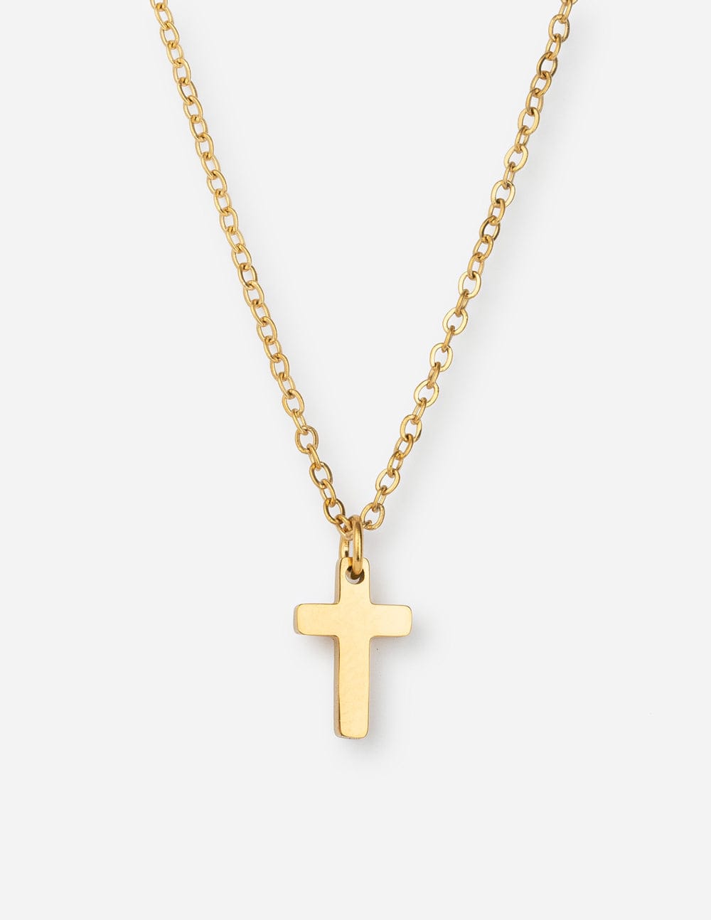 Gold Cross Necklace - A-1 Thread Vault