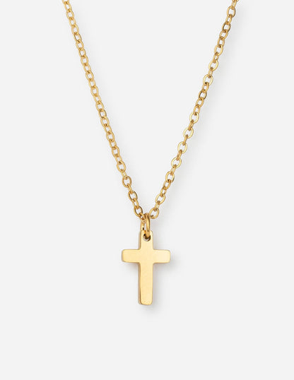 Gold Cross Necklace - A-1 Thread Vault