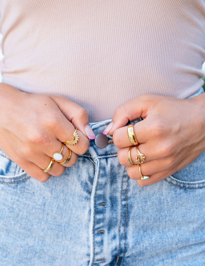 Gold Dome Ring - A-1 Thread Vault