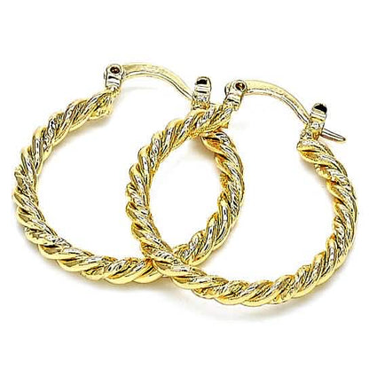 Gold Filled Twist Hoop Earring - A-1 Thread Vault