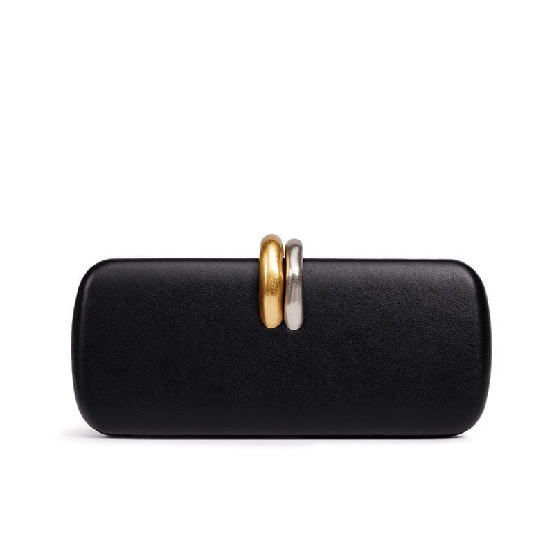 Gold & Silver Accent Structured Clutch Bag(MAC429) - A-1 Thread Vault