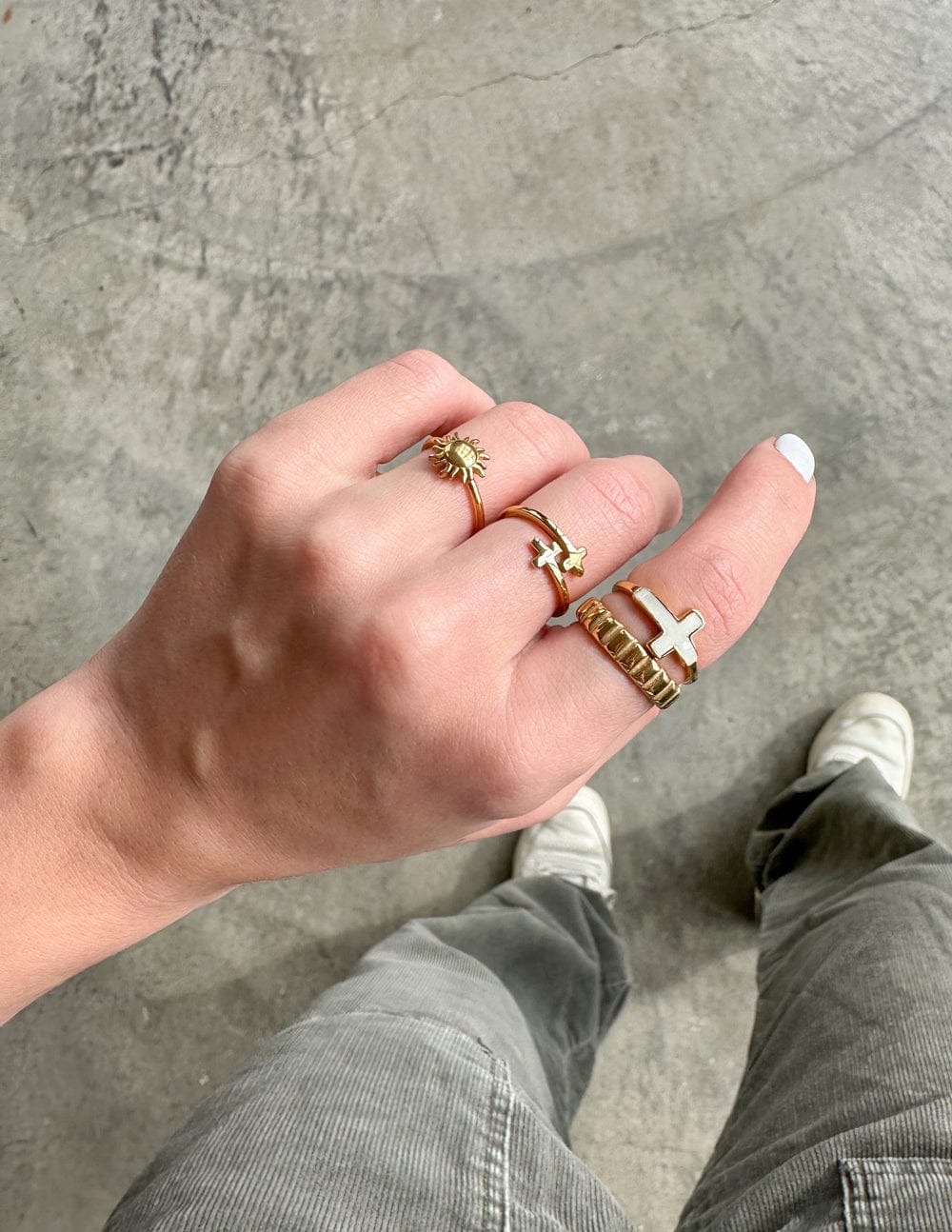 Gold Sunset Ring - A-1 Thread Vault