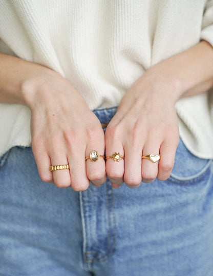Gold Sunset Ring - A-1 Thread Vault