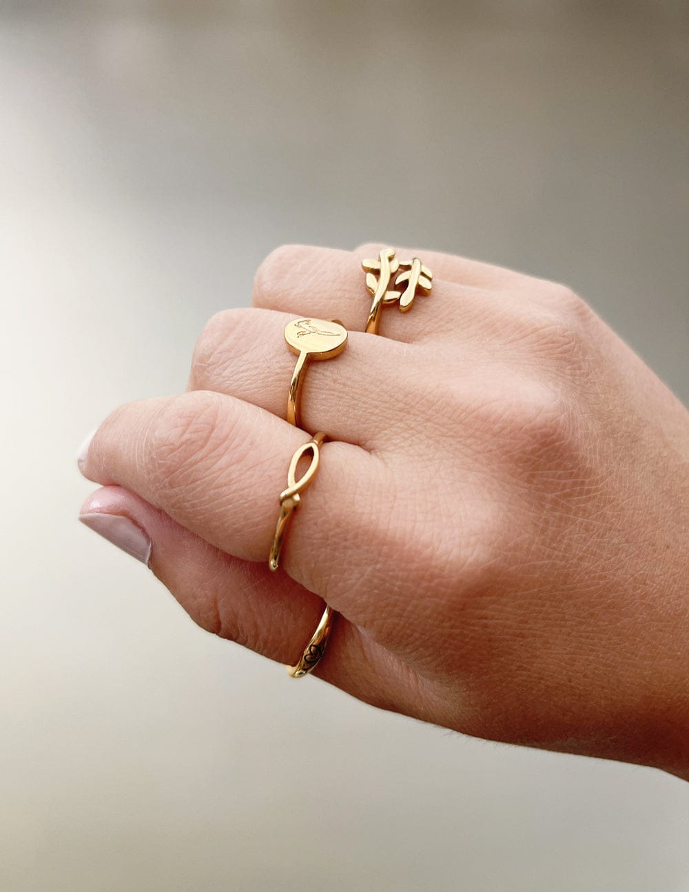 Gold Wildflower Ring - A-1 Thread Vault