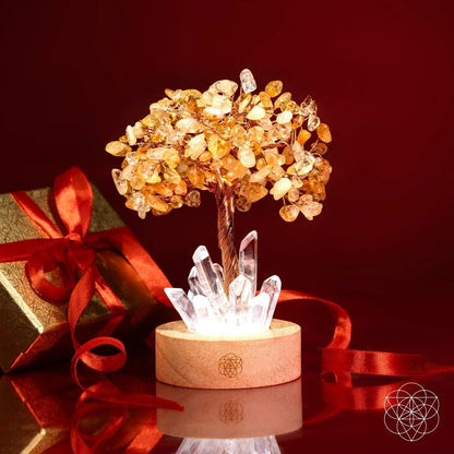 Golden Lamp of Wealth - Citrine Tree - A-1 Thread Vault