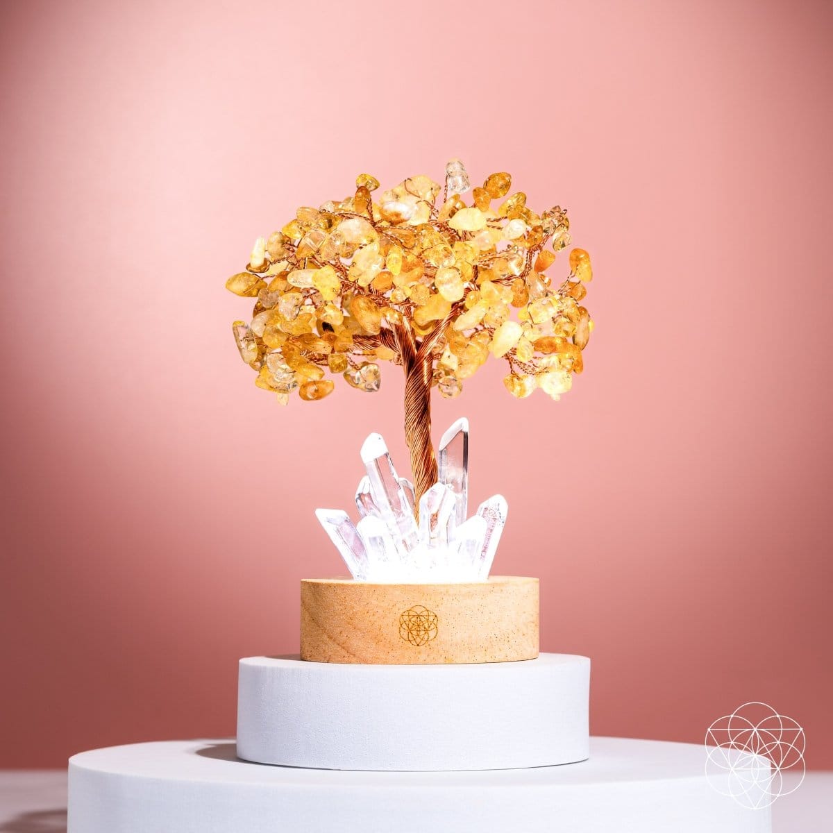 Golden Lamp of Wealth - Citrine Tree - A-1 Thread Vault