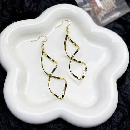 Spiral Design Dangle Earrings - A-1 Thread Vault