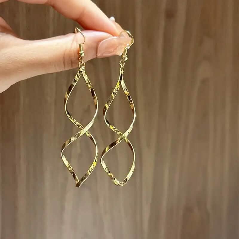 Spiral Design Dangle Earrings - A-1 Thread Vault