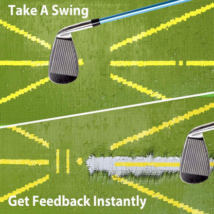 Golf Training Mat for Swing Detection Batting Path Feedback - A-1 Thread Vault