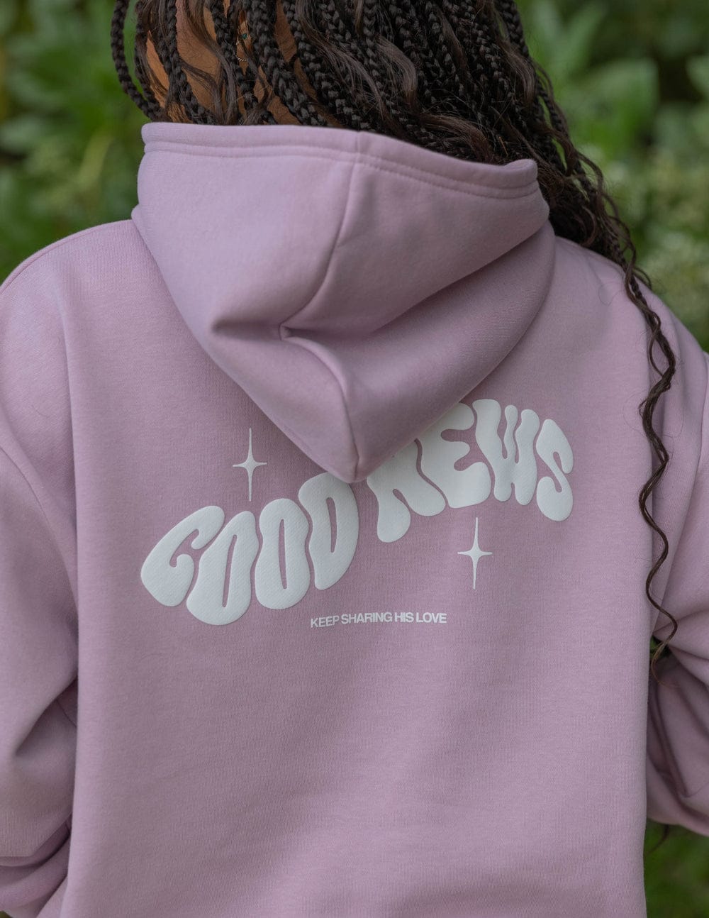 Good News Pink Unisex Hoodie - A-1 Thread Vault