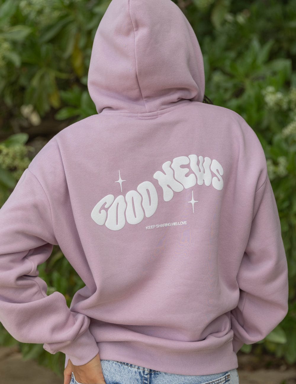 Good News Pink Unisex Hoodie - A-1 Thread Vault