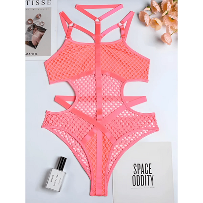Gothic Fishnet Bodysuits - A-1 Thread Vault (13)