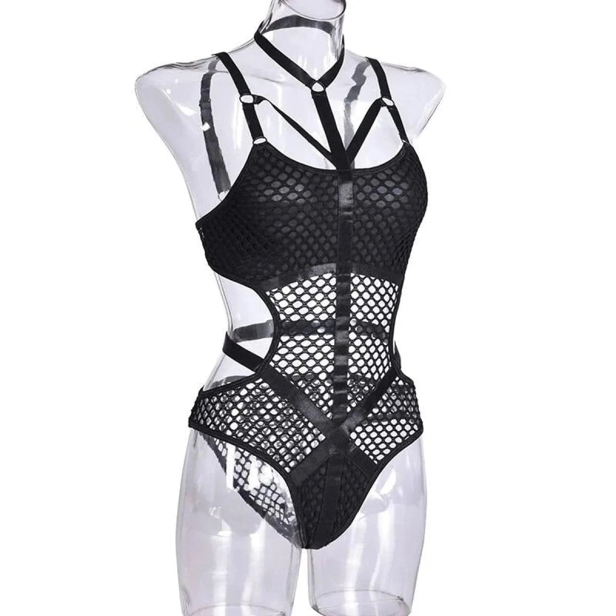 Gothic Fishnet Bodysuits - A-1 Thread Vault (16)