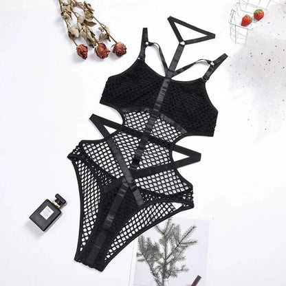 Gothic Fishnet Bodysuits - A-1 Thread Vault (18)