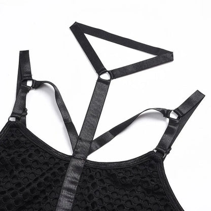 Gothic Fishnet Bodysuits - A-1 Thread Vault (19)